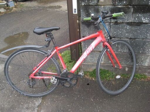 クロスバイク　通勤に使用