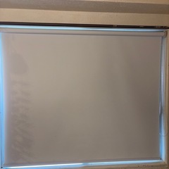 ロールスクリーンカーテン白