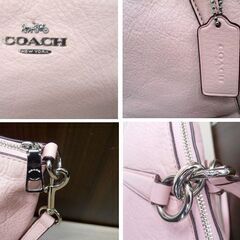 コーチ COACH スモールケルシーサッチェル 2WAY レザー F26917 ピンク ショルダーバッグ ハンドバッグ 肩掛け 中古 苫小牧西店の画像