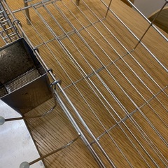水切りラック　スライド　ステンレス　燕三条　伸縮　の画像