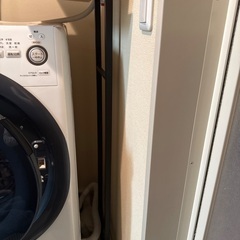 洗濯機横　ラックの画像