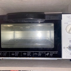 【ジャンク品】 ネオーブ　オーブントースター TNM8B-Wの画像