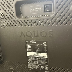 BD機能付 AQUOS 32型 テレビの画像
