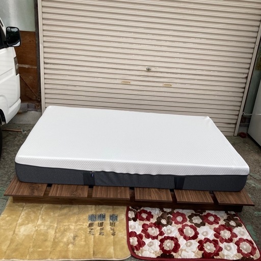 【決まりました】D282 セミダブルベッド　マットレス　ベッドフレーム　セット