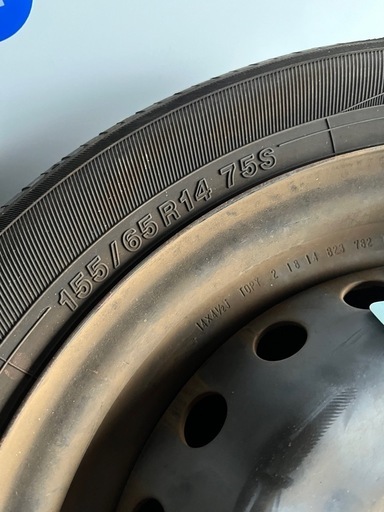 n-ワゴン　155/65R14 ホイールセット
