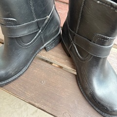 ブーツ　本革の画像