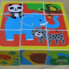 立体パズル　9ブロック　上野動物園オリジナルの画像