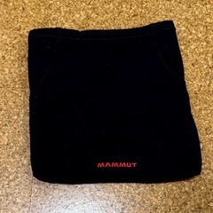 正規品 Mammut ネック ウォーマー ゲイター フリース 旧ロゴ クラシック ブラック アウトドア キャンプ 釣り BBQ バイク マムート の画像