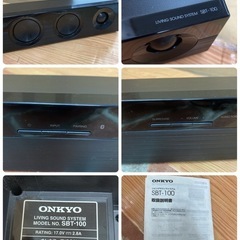 S122 ⭐ オンキヨー ONKYO サウンドバーシステム SBT-100 動作確認済の画像