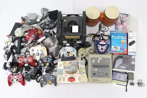ゲーム機本体、コントローラー等 まとめ売り　ゲームキューブ、スーパーファミコン、ニンテンドー64 DSlite メモリー拡張パック