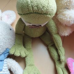 ぬいぐるみ６点セット　犬、カエル、ウサギ、ヒルナンデス君の画像