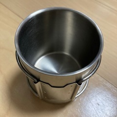 キャンプ用カップ、ノートの画像