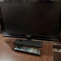 【SHARP】アクオス　リモコン付き
