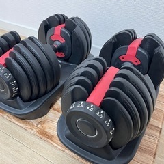 可変ダンベル4.5kg〜24kg 2セット