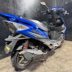 ★支払い総額5.8万円★定休日無し！走行テスト済み♪ キムコ　レーシングキング180i フロントダブルディスク！社外マフラー！の画像
