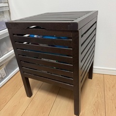 【無料】　収納出来るスツール　玄関収納　台　椅子の画像