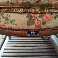 かしわ家具 柏木工 かしわ椅子肘付き  アンティーク の画像