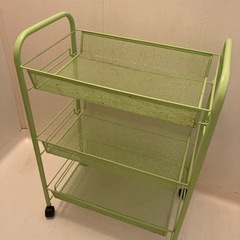 【お譲り先決まりました！】キャスター付き収納ワゴンの画像