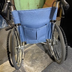 MATSUNAGA マツナガ 車いす ECO-201B 自走用 背折れ式 アルミ製 介助ブレーキ付き スタンダード車椅子 車イス  松永製作所  の画像