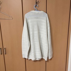 【値下げ】メンズ　白セーター　3L の画像