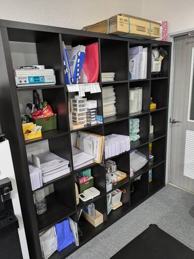♪【IKEA】 KALLAX シェルフユニット（ブラックブラウン）5000円