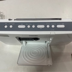 東芝　TOSHIBA　CDラジオ　CUTEBEAT　2012年製　CD　FM/AM　TY-CR20　中古品　稼働確認済　④の画像