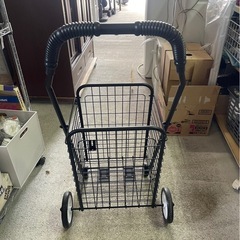 幸和製作所　ショッピングカート　折りたたみ　4輪　大容量　シンプル　キャリーカート　ワイヤーカート　買い物カート　軽量　便利　頑丈　中古品　④の画像