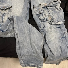 メンズ　カーゴスキニーパンツの画像