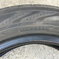155/65R14ラジアルタイヤ2本　タント、ムーブ、ワゴンR、スペーシア等　ランクBの画像
