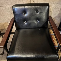 1人掛け合皮ソファ