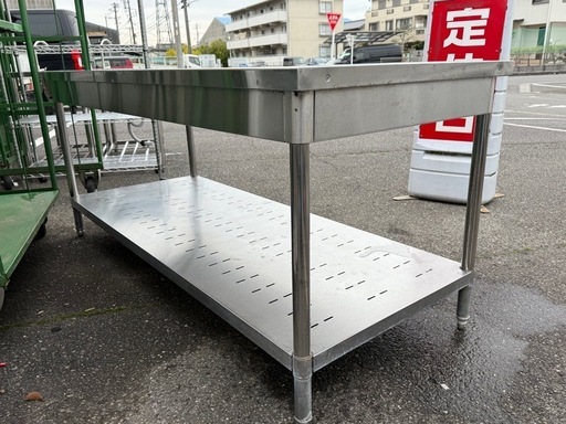 調理台　作業台　ステンレス　テーブル　幅180 奥75 高さ80cm