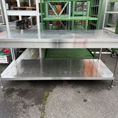 調理台　作業台　ステンレス　テーブル　幅180 奥75 高さ80cm