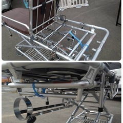 お値下げ！　● NISSIN 車載用 軽量 ストレッチャー 昇降式 担架 ベッド 背上げ機構付 TY226EB 未使用品 ③の画像
