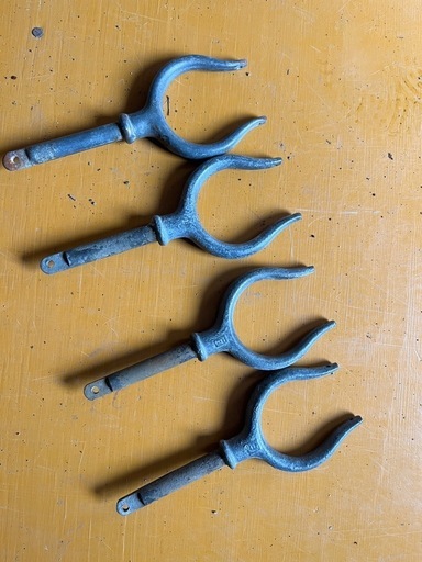 手漕ぎボート用オール未使用品　クラッチ付き