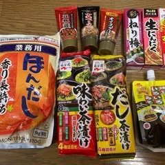 調味料いろいろ