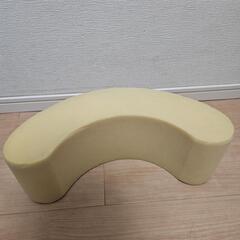 デスクで使える肘・腰まくら　ブルー　クッション　肘置き　スポンジ...