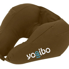 【新品】【定価¥5,049→¥3,000】Yogibo Neck Pillow X Logo ヨギボー アイマスク付きネックピロー ブラウンの画像