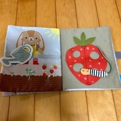 美品　布絵本　知育　しかけ絵本の画像