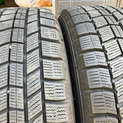 175/65R15超バリ山スタッドレスタイヤ付きホイール4本　アクア、ヴィッツ、スイフト等　ランクBの画像