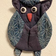 ふくろう みみずく フクロウ ミミズク　鳥 小物入れ 壁掛け ア...