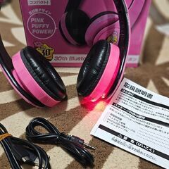 【美品】カービィ ワイヤレスヘッドホン 　ピンクの画像