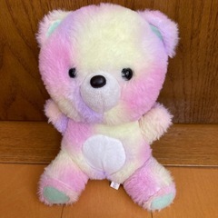 レインボー  くま　ぬいぐるみ　人気
