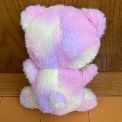 レインボー  くま　ぬいぐるみ　人気の画像