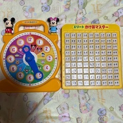 時計、掛け算練習器
