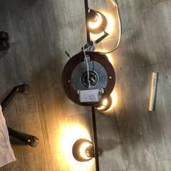 【松本市引き取り限定】アートワークスタジオ・シーリングランプ（４灯）