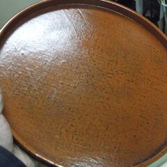 根来塗り　おぼん　直径30㎝の画像