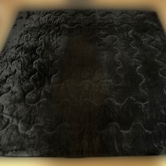 こたつ敷き布団 カーペット ラグ マット 黒 ブラック 190c...