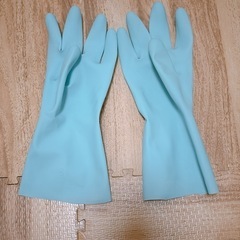 【試着のみ】Lサイズ　ゴム手袋の画像