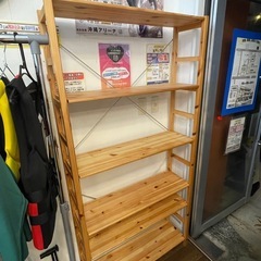 【無印　ユニットシェルフ】W86xD26xH176cm クリーニング済み※使用感少なくキレイです【10104】の画像