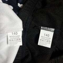 ★未使用品★レギンス140サイズ×2枚組の画像